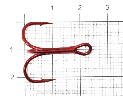 Крючок-тройник "SPRUT" Hara ST-36RD №2 6шт