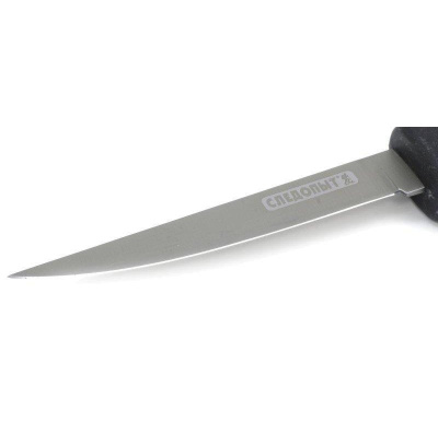 Нож разделочный "СЛЕДОПЫТ", прорезиненная ручка, дл. клинка 127 мм, в чехле