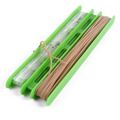 Донка резинка для рыбалки с леской на мотовиле оснащенная 10+30 м.(0,4 мм)