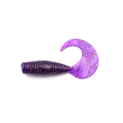 Твистер YAMAN PRO Spry Tail, р.2 inch, цвет #08 - Violet (уп.10 шт)