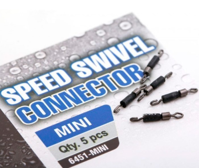 Вертлюг "FLAGMAN" быстросъемный Speed Swivel Connector Mini 5шт 6451-MINI