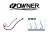 Крючок OWNER 53118 Worm SP-BH bloody red №12 (9 шт.)