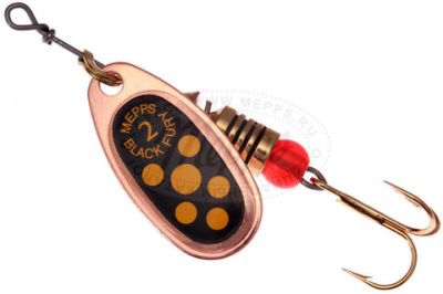 Блесна "MEPPS" Comet Black Fury №2 Jaune/Yellow C 4.5 гр