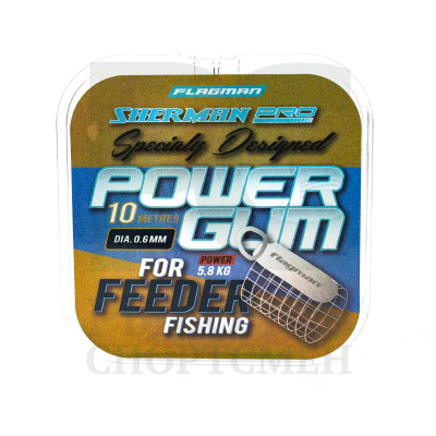 Амортизатор "FLAGMAN" д/фидера Feeder Gum Sherman Pro 10м 0.6мм 27010-060