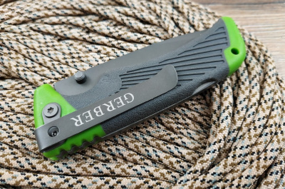 Нож турист."Gerber" 114 зел.