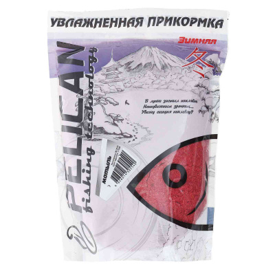 Прикормка зим. "PELICAN" Мотыль увлажн. 500г