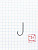 Крючок KOI "SINGLE SPOON HOOK", размер 4 (INT), цвет BN (10 шт.)