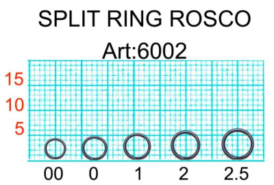 Кольцо заводное "FISH SEASON" Rosco №2.5 Black 13кг 12шт 6002-2.5F
