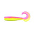 Твистер YAMAN Lazy Tail Shad, р.7 inch цвет #24 - Gum (уп. 3 шт.)