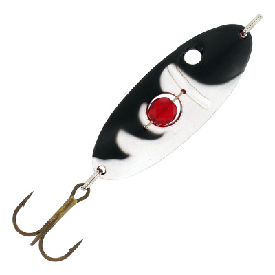 Блесна Kuusamo Monni 70/22 (бусинка) BL/R/Fye/O-C