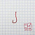 Крючок KOI "RYUSEN-RING-2BH", размер 8 (INT), цвет RED (10 шт.)