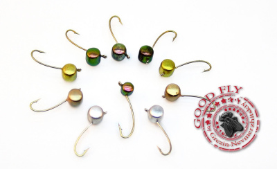 Микроджиг W "GF" крючок №10, d=3мм, 0,5 гр.