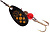 Блесна "MEPPS" Comet Black Fury №1 Yellow BL 3,5 гр.