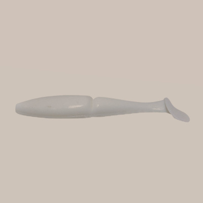 Виброхвост YAMAN PRO Mamura, р.5 inch, цвет #01 - White (уп. 4 шт.)