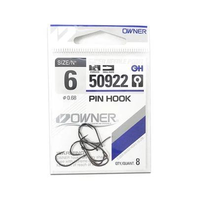 Крючок OWNER 50922 Pin Hook BC №6 (8 шт.)