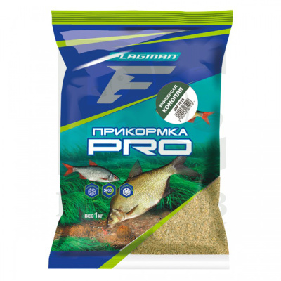 Прикормка "FLAGMAN" PRO Универсал конопля 1кг PRFV015