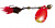 Блесна "Extreme Fishing" Indeed Round №000 1.5г G/FluoRed 30006080