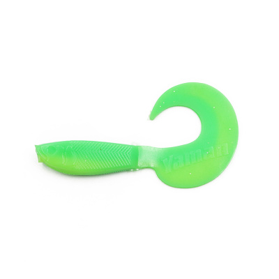 Твистер YAMAN Mermaid Tail, р.5 inch цвет #30 - Lime Chartreuse (уп. 5 шт.)
