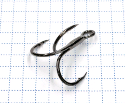 Крючок KOI "6063", размер 10 (INT), цвет BN, тройник (10 шт.)