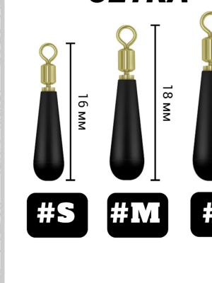 Адаптер для поплавков Big Fish Gear swivel  with connector M (10 шт.)