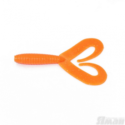 Твистер YAMAN PRO Loop-Two, р.3 inch, цвет #03 - Carrot Gold Flake (уп.5 шт)