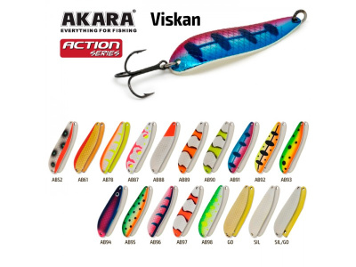 Блесна "Akara" Action Viskan 65 18г Sil