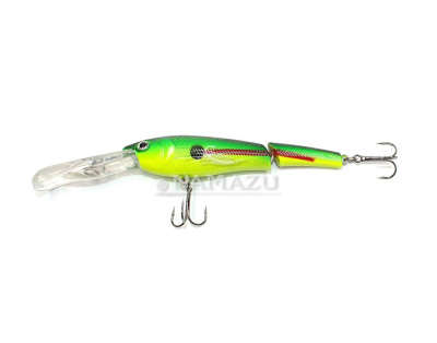 Воблер Namazu Jointed Zun Minnow, L-130 мм, 12,5г, минноу, составной, плавающий (0,5-2,5 м), цвет 7