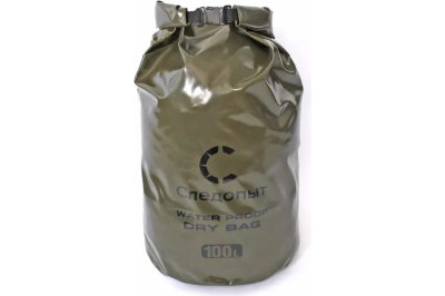 Гермомешок "СЛЕДОПЫТ - Dry Bag" без лямок, 100 л, ПВХ, цв. хаки