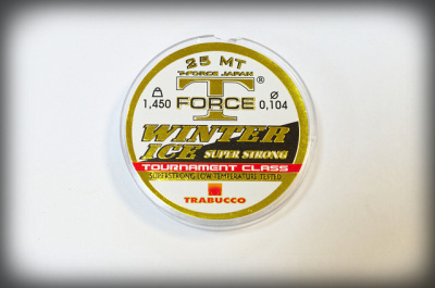 Леска "TRABUCCO" T-Force Winter Ice 0.181 25м