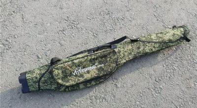 Чехол жесткий для удилищ VitFishing, L-135 см, d-17 см, цв. в ассорт.