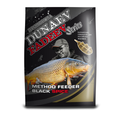 Прикормка "DUNAEV-FADEEV" Method Feeder Black Spice 1кг