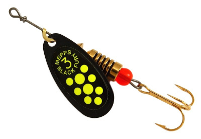 Блесна "MEPPS" Comet Black Fury №3 Chart BL 6,5 гр.
