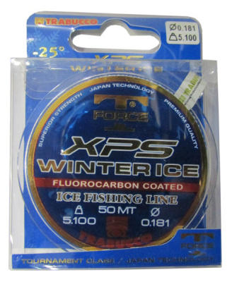 Леска "TRABUCCO" T-Force XPS Winter Ice 0.205 50м