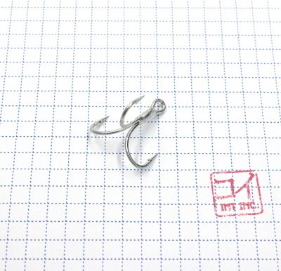 Крючок KOI "6066", размер 6 (INT), цвет MT, тройник (10 шт.)