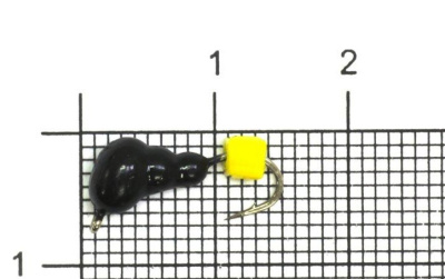 Мормышка свинцовая "True Weight" Муравей с ушком 0.8г кубик сырный