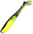 Виброхвост YAMAN Legend Minnow, р.2 inch, цвет #32 - Black Red Flake/Chartreuse (уп. 6 шт.)