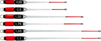 Сторожок лавсан "Яман" STYLE RIB SLIM, 80 мм, 1,1 г, с коннектором для шестика 0,8-2 мм