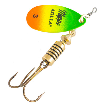 Блесна "MEPPS" Aglia Fluo №3 Tiger 6,5 гр.