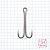 Крючок KOI "DOUBLE HOOK", размер 4/0 (INT), цвет BN, двойник (10 шт.)