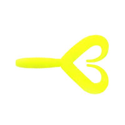 Твистер YAMAN PRO Loop-Two, р.3 inch, цвет #02 - Chartreuse (уп.5 шт)