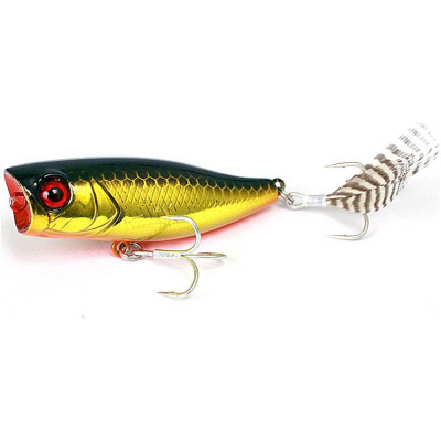 Воблер "JACKALL" Chubby Popper 42 87246 hl gold & black