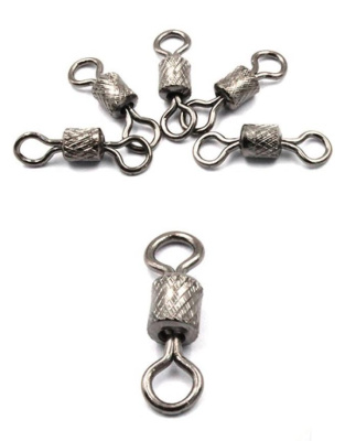 Вертлюг Namazu ROLLING RIBBED SWIVEL, латунь, цв. BN, р. 2/0, test-91 кг (уп.5 шт)