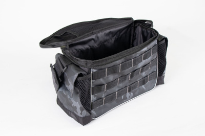 Сумка рыболовная "Yaman" Base Lure Bag L, 36х22х15 см, цв. серый камуфляж, без коробок
