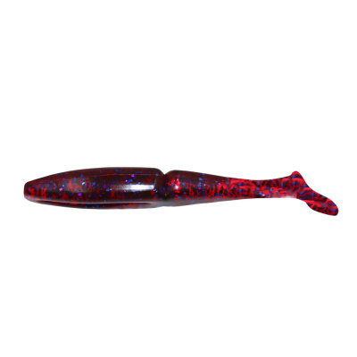 Виброхвост YAMAN PRO Mamura, р.4 inch, цвет #04 - Grape (уп.5 шт)