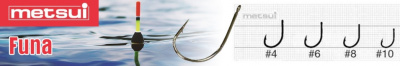 Крючок "METSUI" funa bln №10 12шт FU-BLN-10
