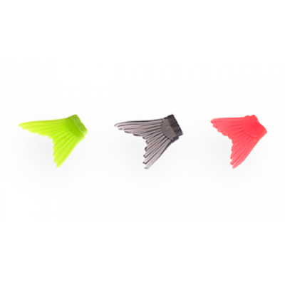 Хвост д/воблера "STRIKE PRO" Glider 90 (желт., черн., кр.) 3шт
