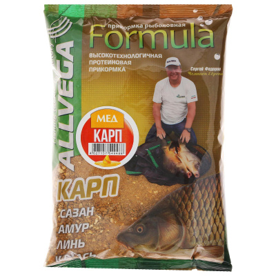 Прикормка "ALLVEGA" Formula Carp Honey карп мед 900г