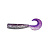 Твистер YAMAN Lazy Tail Shad, р.7 inch цвет #19 - Silver Violet (уп. 3 шт.)