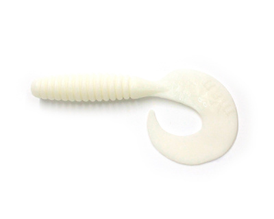 Твистер YAMAN Spiral, р.6 inch, цвет # 01 - White (уп. 4 шт.)