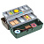Ящик Nautilus 118-2 Tackle Box 2-tray Green-Grey